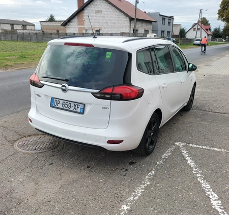 Opel Zafira cena 28900 przebieg: 171000, rok produkcji 2012 z Opalenica małe 46
